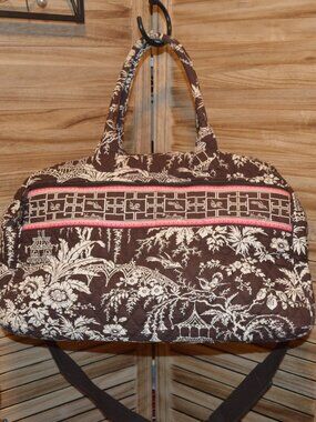 Vera Bradley Retired Imperial Toile Weekender Overnight Bag